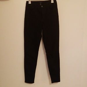 Black hi wasted pants